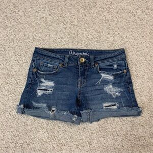 Aéropostale Distressed Denim Shorts